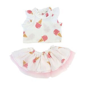 Oh Baby! Girls  Single Scoop Ice Cream Lola Gauze Top & Set